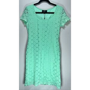 Ronni Nicole mint green lace dress size 12
